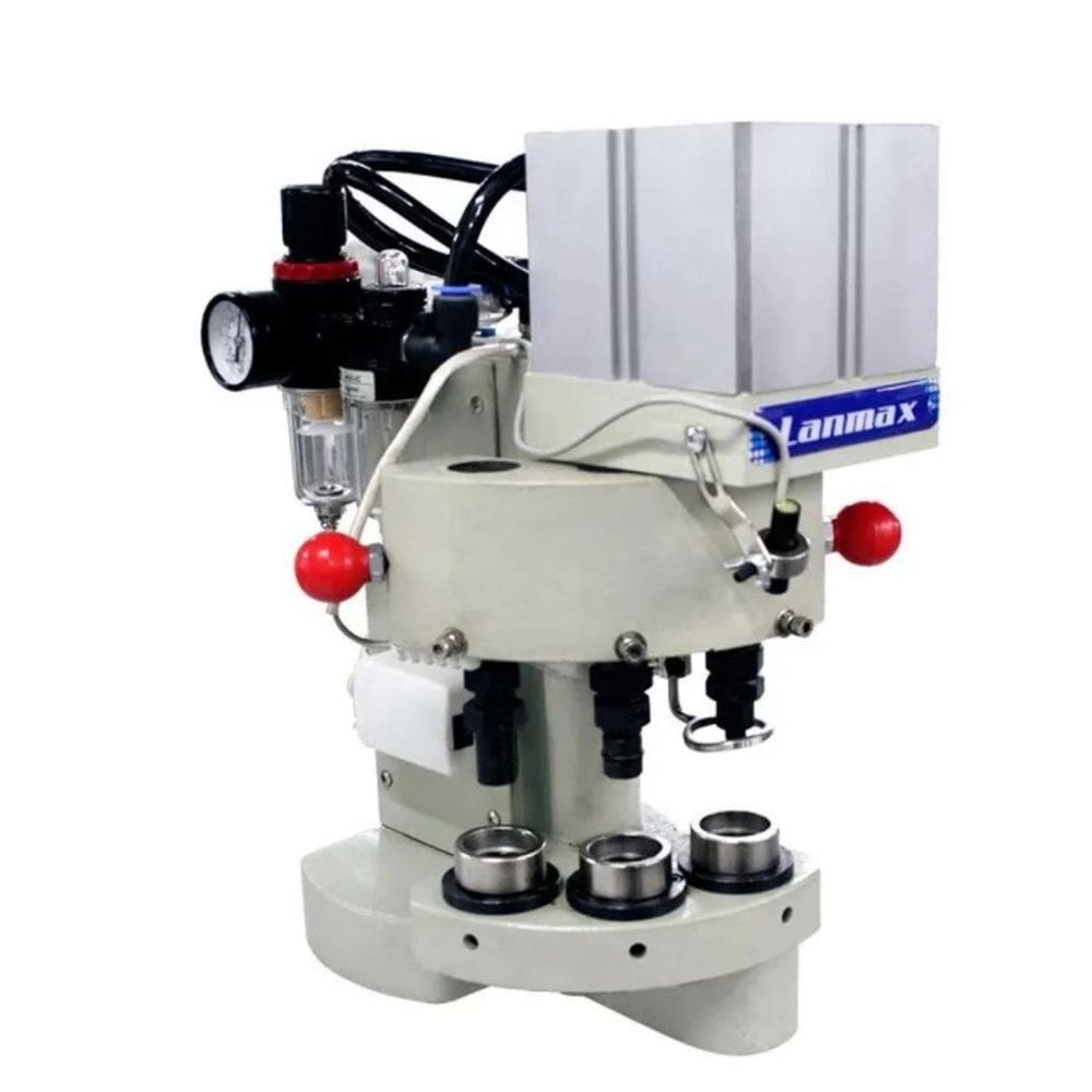 Maquina pregar Ilhós ELETRÔNICA Lanmax- 3 CABEÇAS-LM-IL3MP