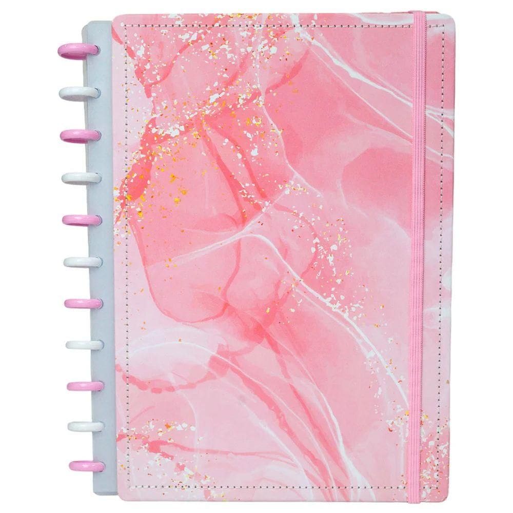 Caderno de Disco Grande 80 FLS Gran Rosa - DK21C214 - Disko