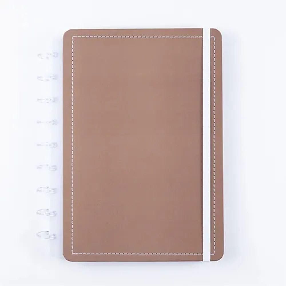 Caderno de Disco Médio - 80 Folhas Mocha - DK22E272 - Diskô