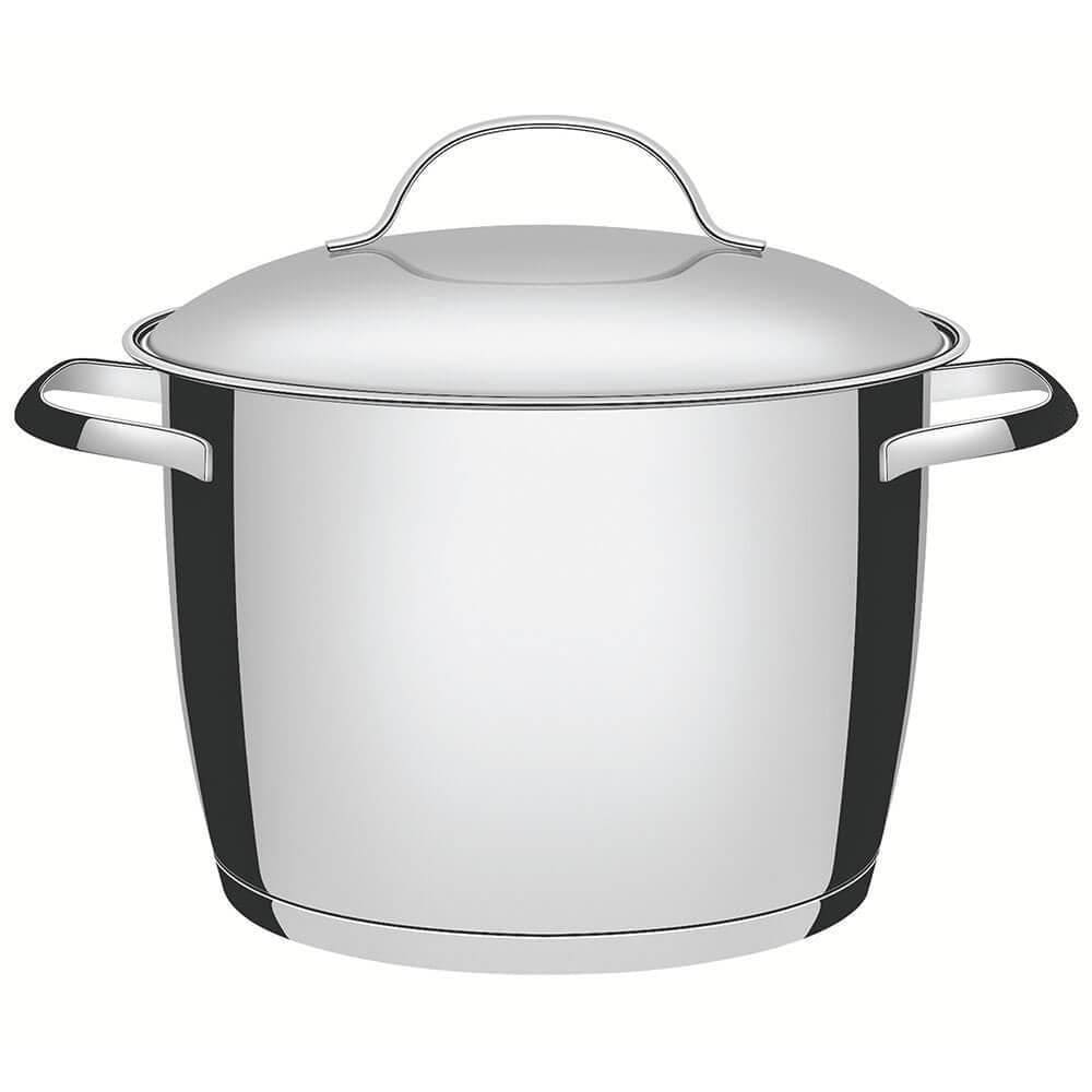 Caldeirão Tramontina Allegra Em Aço Inox Com Fundo Triplo 22 Cm 5,5 L - 62655220