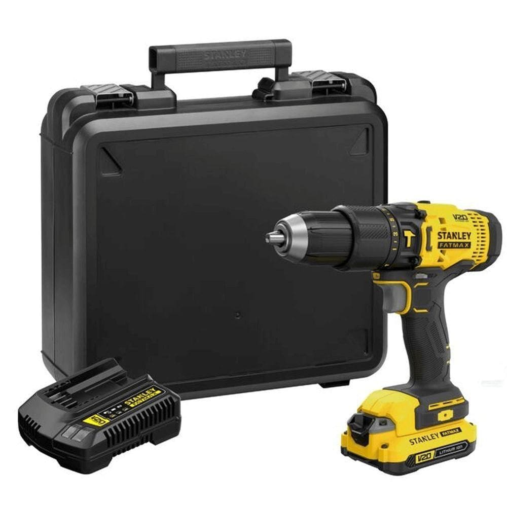 Parafusadeira E Furadeira 1-2 Sistema V20 Carregador Bivolt com 1 Bateria Scd711c1kbr Stanley P