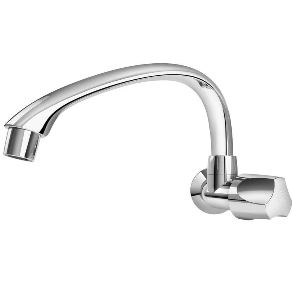 Torneira Para Cozinha de Parede Horizontal Orbe Cromado 1-2” E 3-4” 300000475 Tigre Torneira Par