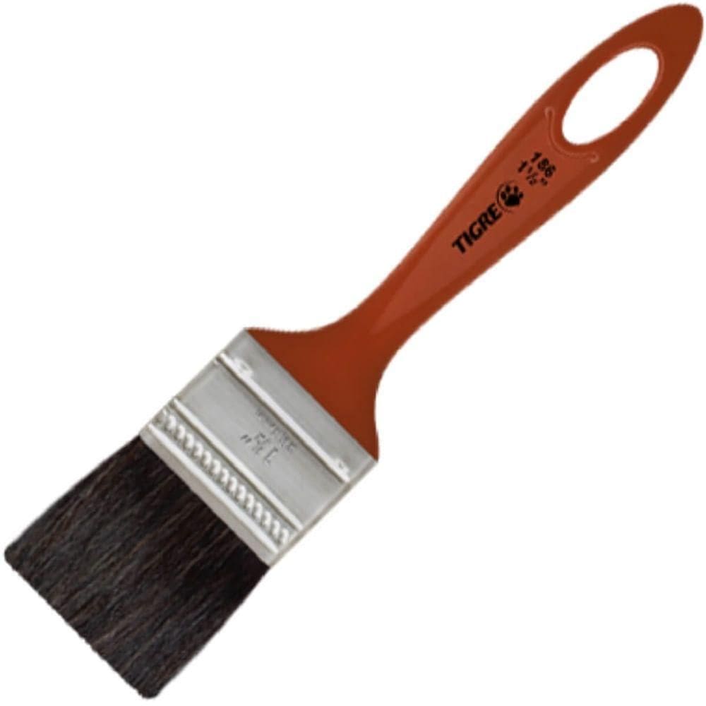 Trincha 1.1.-2 186 de Pelo de Orelha de Boi 60186006 Pincéis Tigre Trincha 1.1.-2 186 de Pelo De