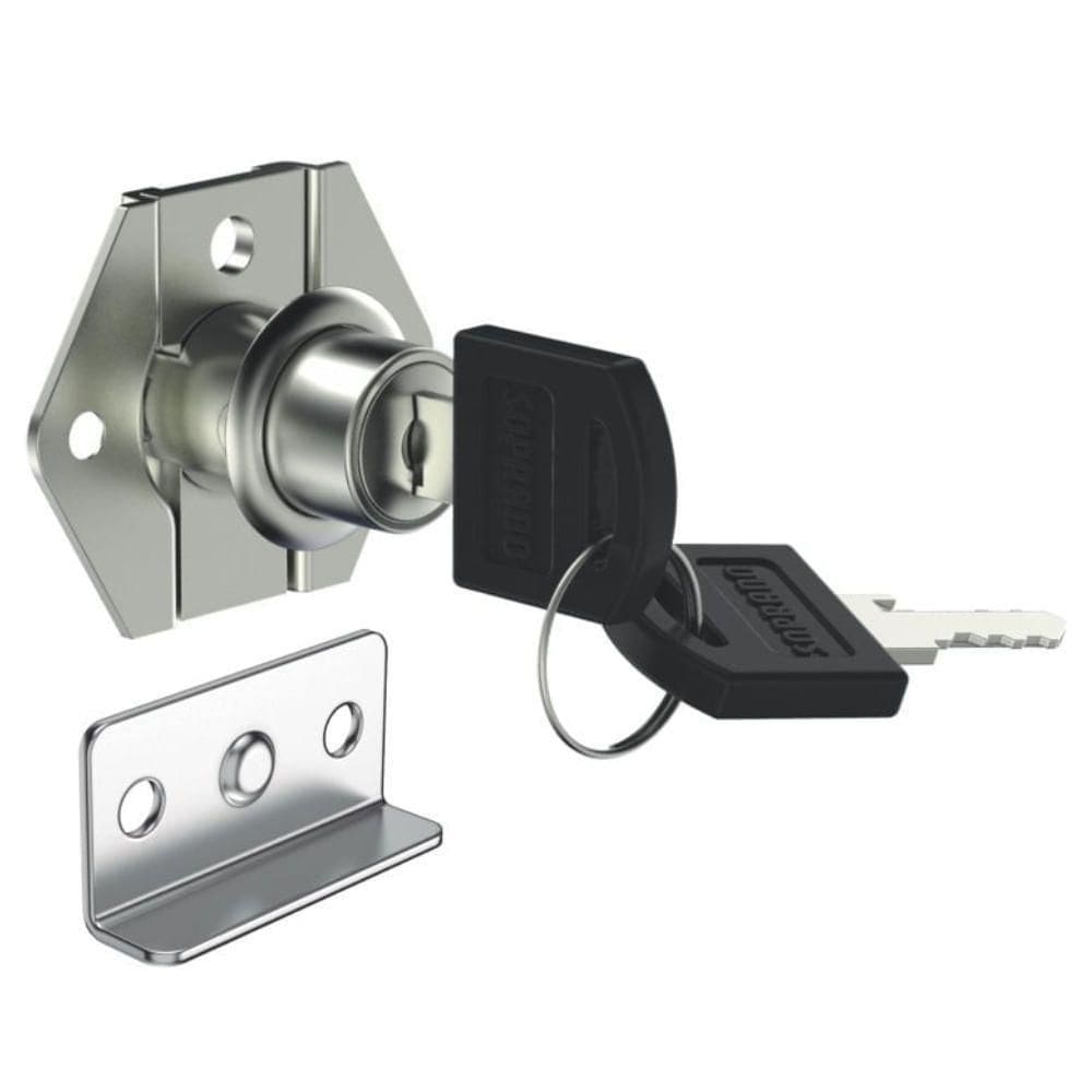 FechaduraParaGaveta2861 de 31mm 1 Peça com Batente Embalagem Autosserviço 06908.2861.10 Sopr