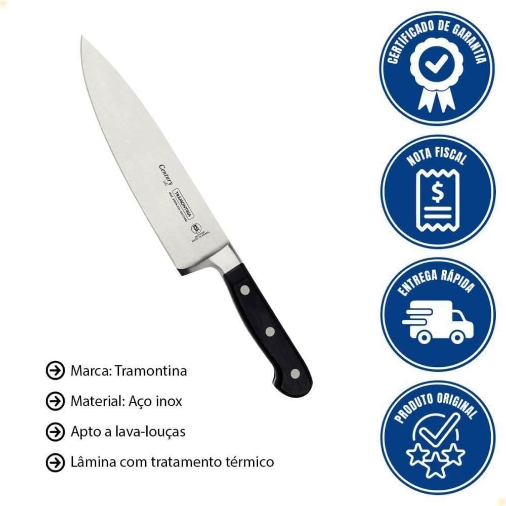 Faca Para Cozinha Tramontina Chef Century 8 24011008