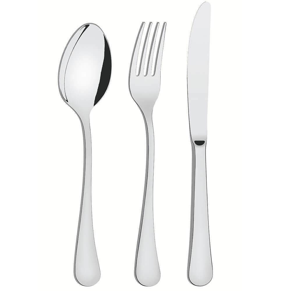 Faqueiro Da Tramontina De Aço Inox Acabamento Em Brilho 24 Peças 66986005