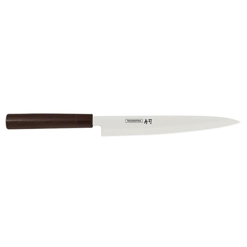 Faca Yanagiba Tramontina Sushi Com Lâmina Em Aço Inox E Cabo De Nylon 9” 24230049