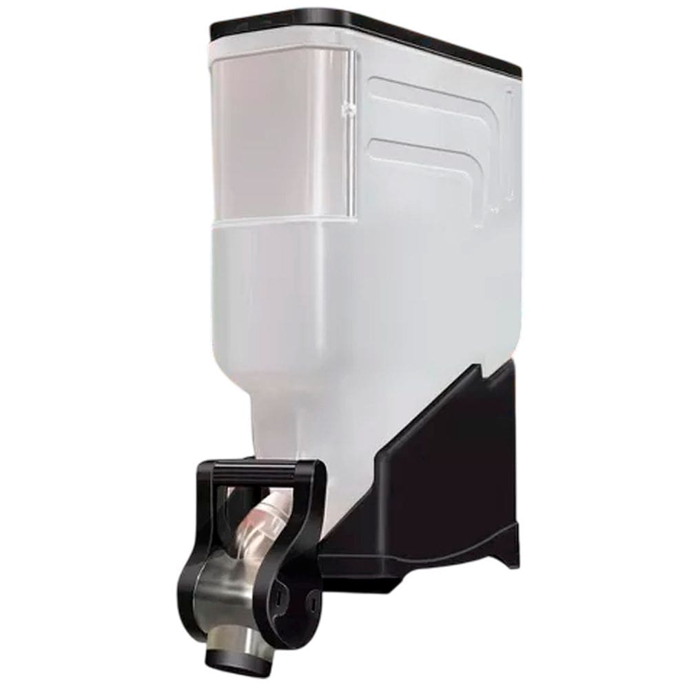 Dispenser Avulso 1 Módulo 35 Litros ou 15 Kilos Armazenamento Ração Grãos Cereais Preto Mec Pet