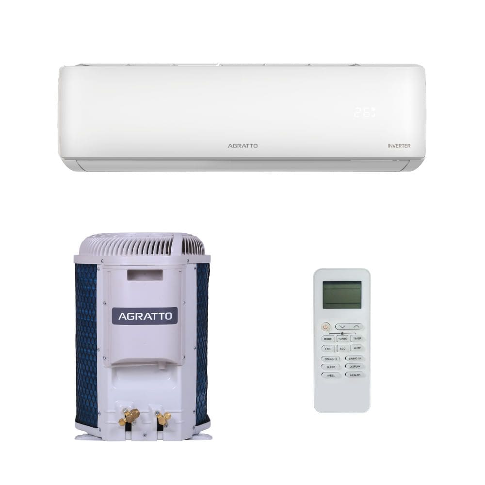 Ar Condicionado Split Hi Wall Agratto Zen Top Inverter 12.000 Btus Frio 220V R-32