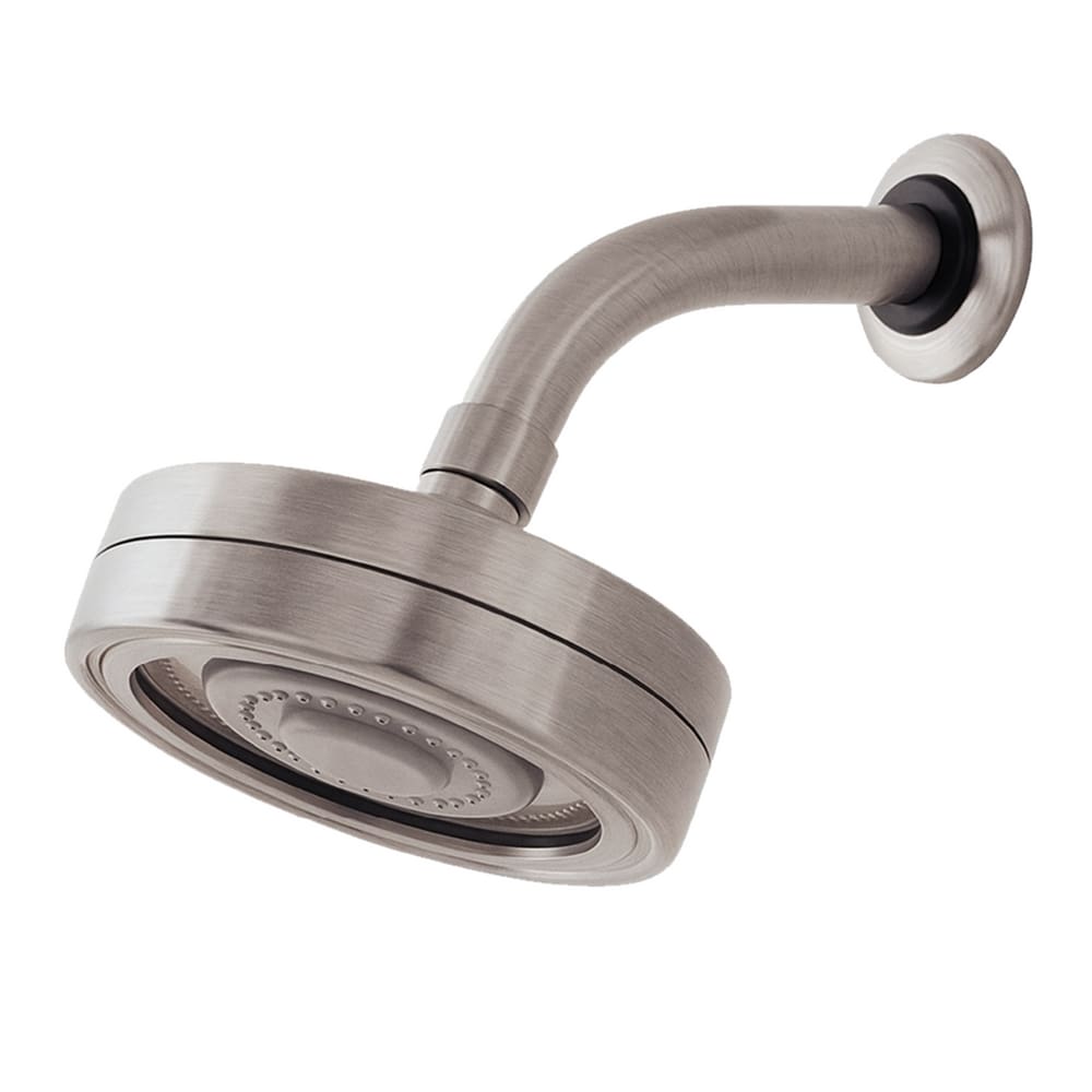 Ducha Chuveiro Redondo de ABS com Sistema Autolimpante Acabamento Aço Escovado DP8720P