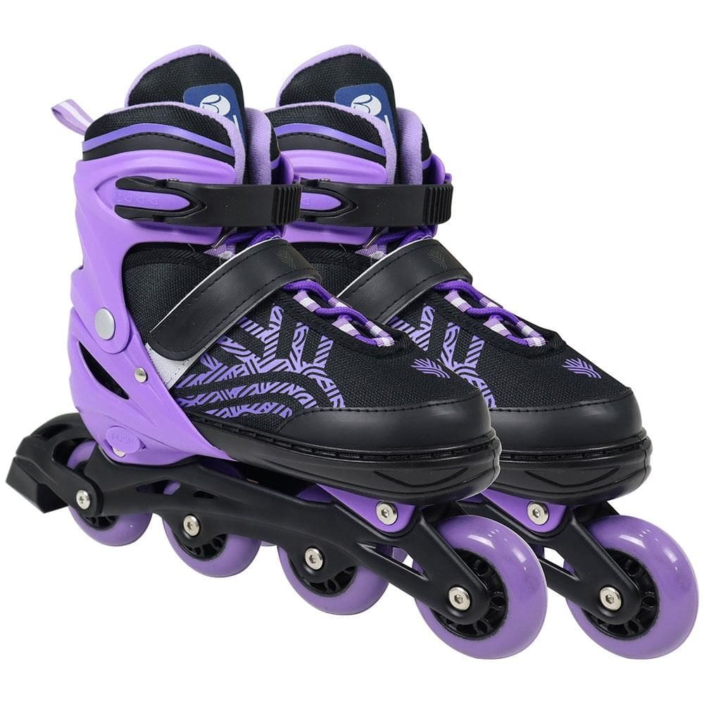 REEMBALADO: Patins Bel Inline Flexx 3.0 Ajustável 37 A 40 - Roxo
