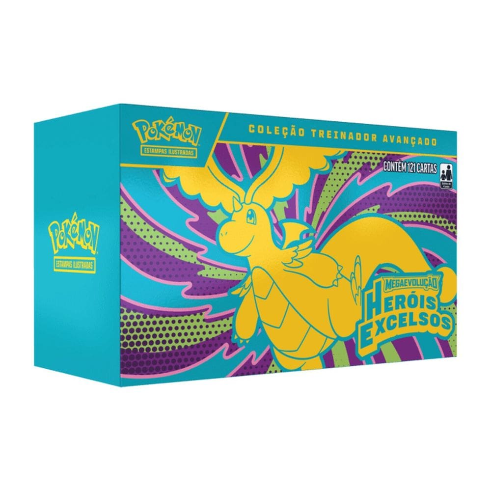 Box Treinador Avançado Megaevolução Pokémon Herois Excelsos - Copag