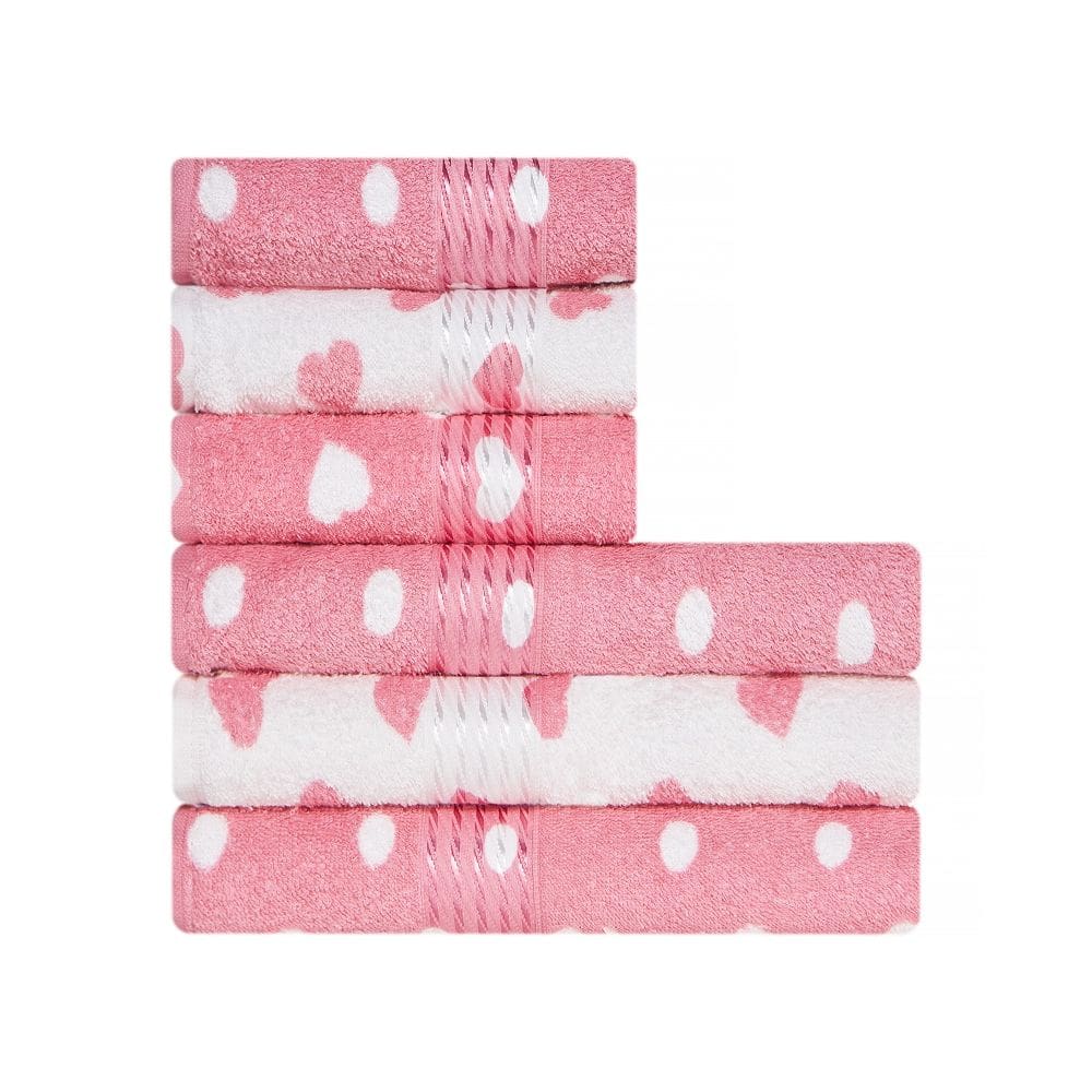 Jogo de Toalhas Banho e Rosto Infantil 100% Algodão Kit com 6 Prisma Dohler