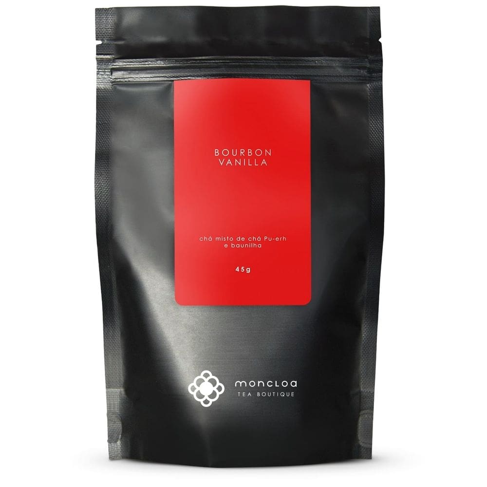 Chá Puerh Bourbon Vanilla Moncloa Pouch 45g