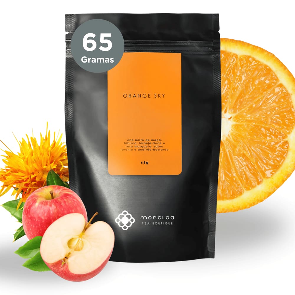 Chá Infusão de Frutas Orange Sky Moncloa Pouch 65g