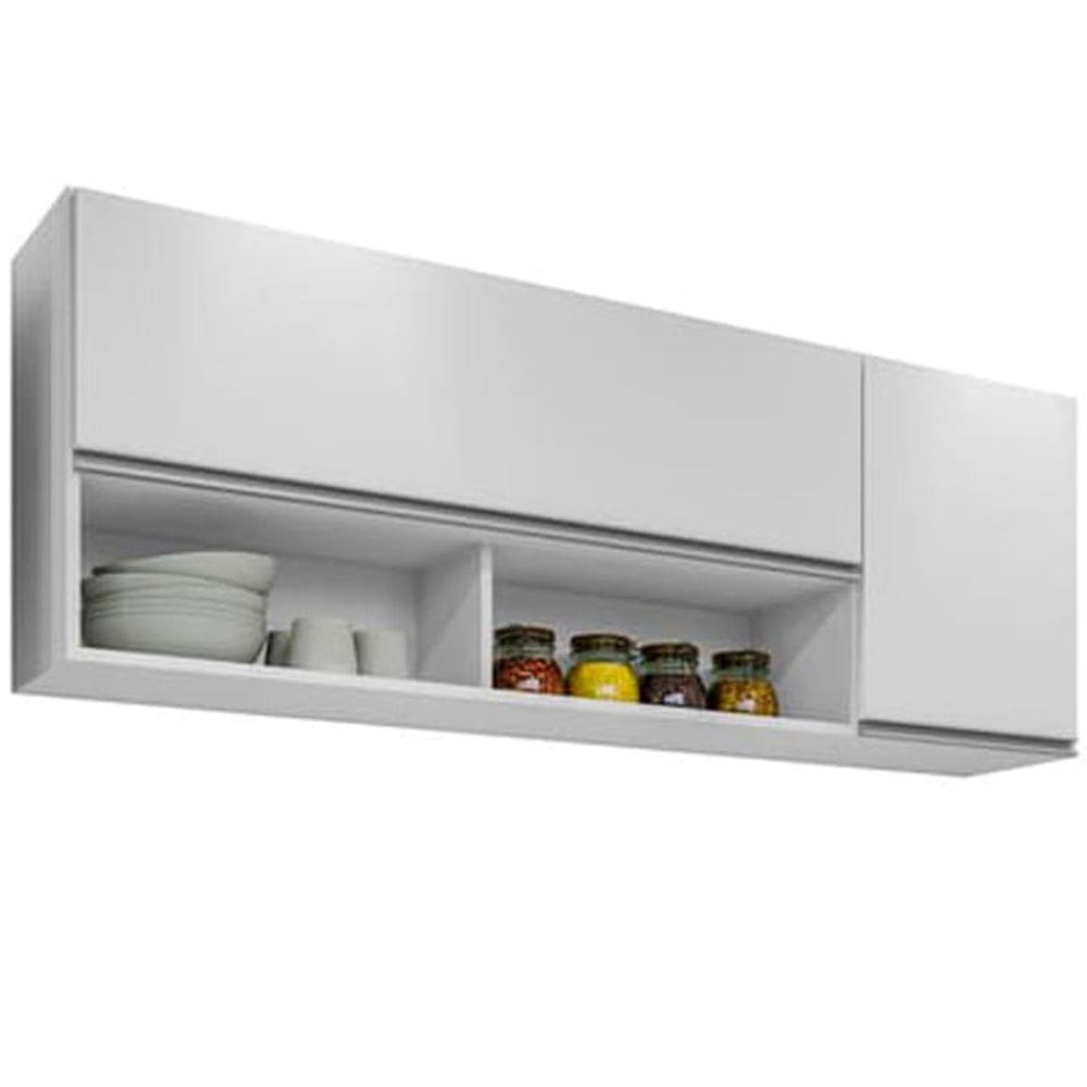 Armário Aéreo de Geladeira 2 Portas 150 cm Fênix