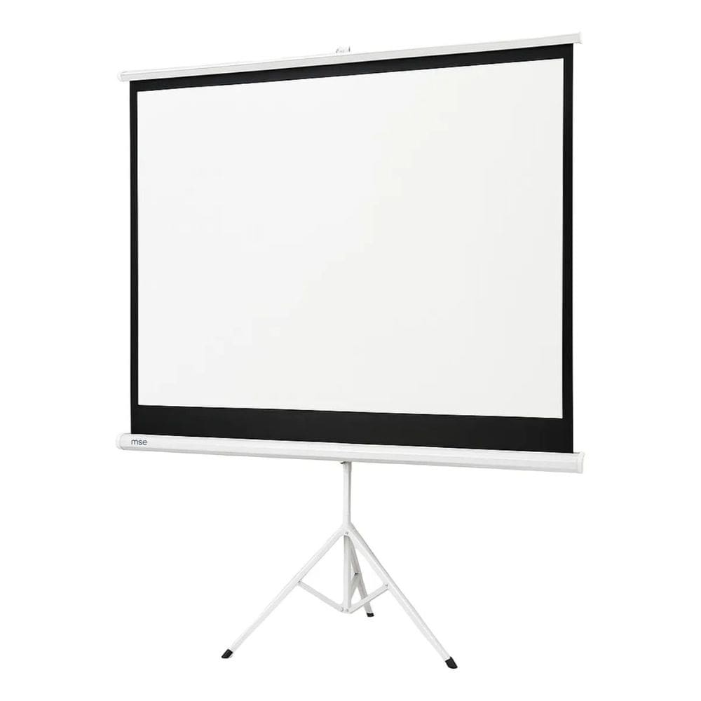 Tela de Projeção Retrátil Tripé 120 Polegadas 245x183cm MSE