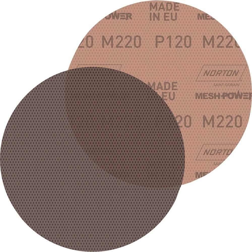 Disco De Lixa Telado Com Costado Em Pluma, 152 Mm, Grão 120, M220 Meshpower Norton Ostenvonder