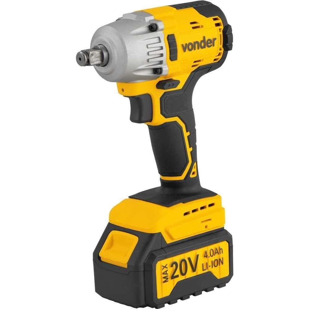 Chave De Impacto, Bateria 20 V, Encaixe De 1/2, Fonte Bivolt Automática, Civ 200b, Vonder Ostenvonder