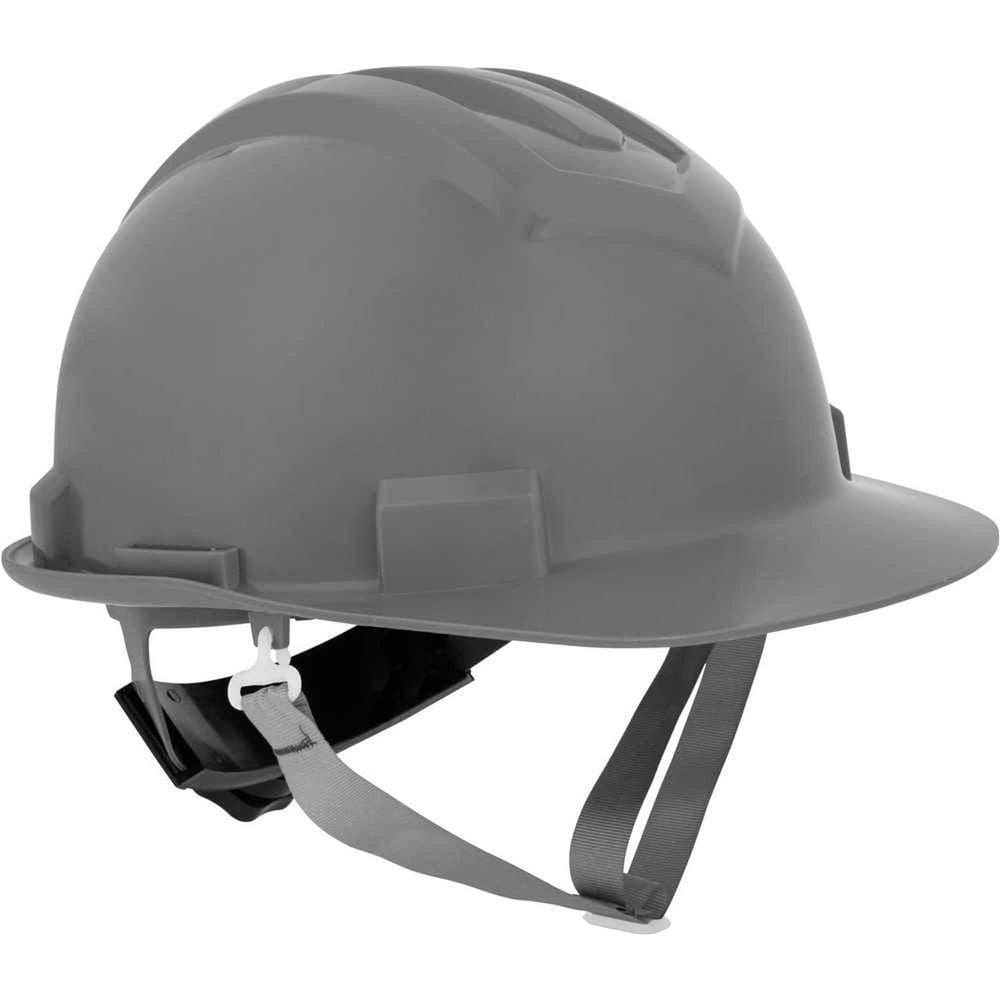 Capacete Aba Frontal, Cinza, Com Jugular E Suspensão Com Catraca, Vonder Plus Cinza