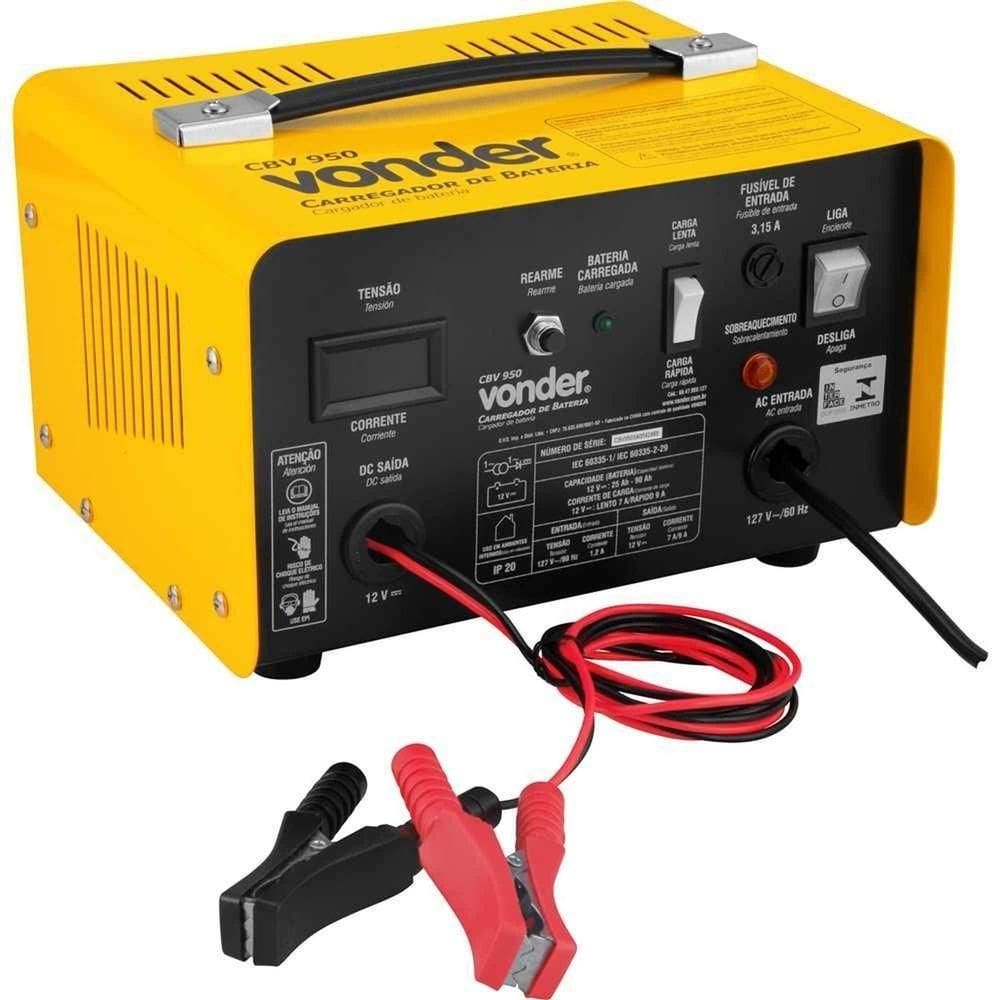 Carregador De Bateria, 127 V~, Cbv 950 Vonder 127 V~