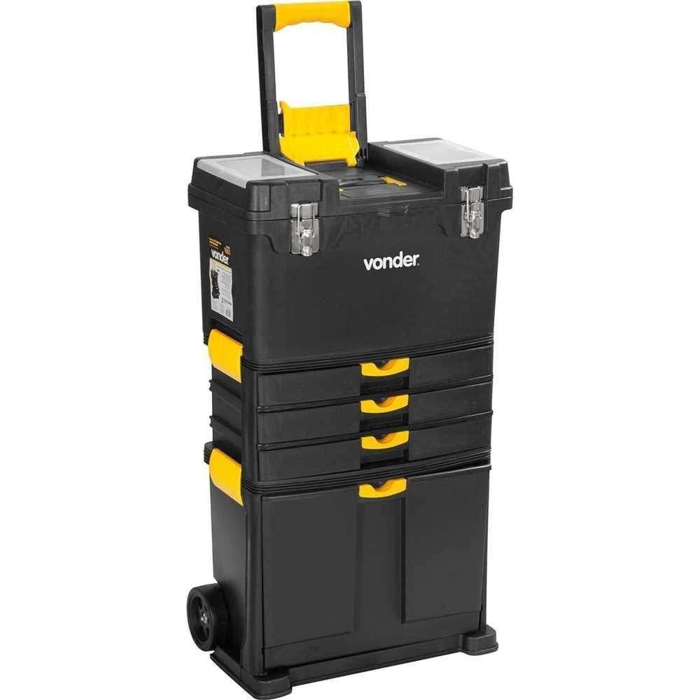 Caixa Para Ferramentas, Plástica, Com Rodas, 46,0 Cm X 26,0 Cm X 82,0 Cm, Crv 0500, Vonder
