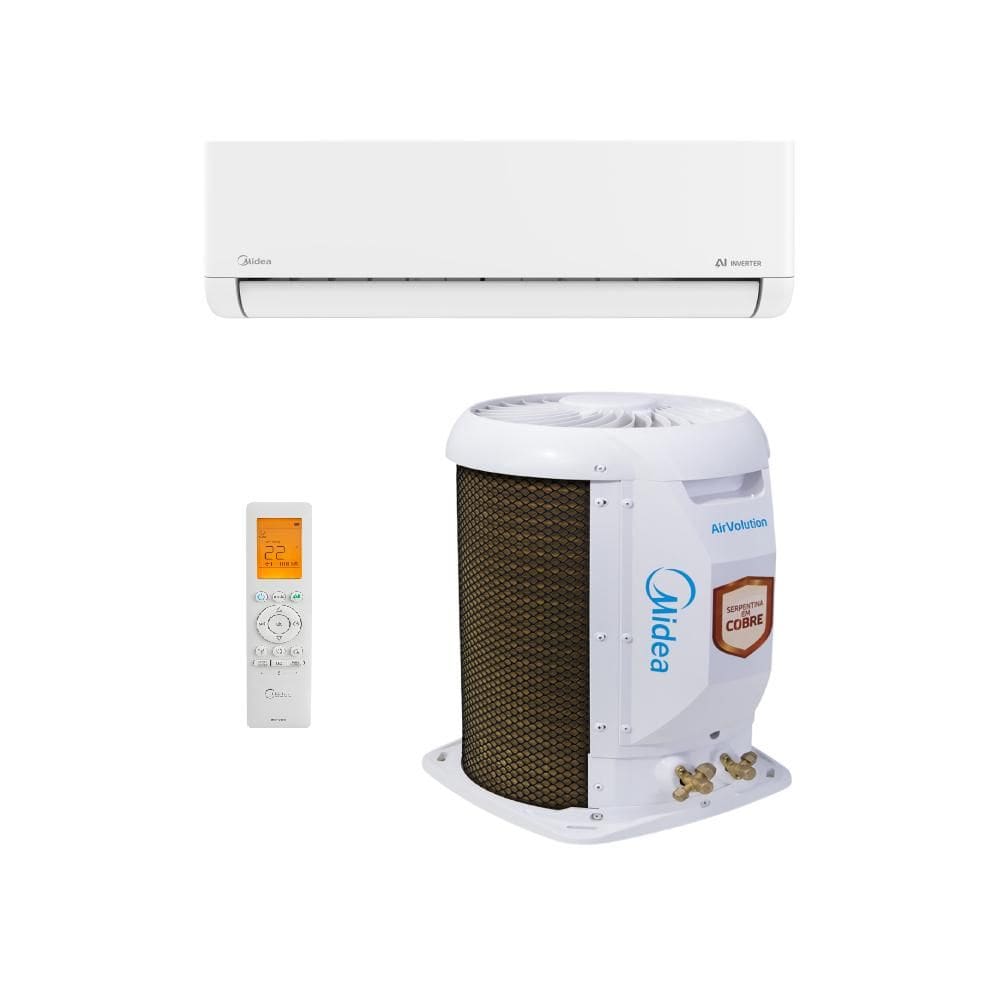 Ar Condicionado Split Inverter 22000 BTUs Midea AI Airvolution Frio 42EFVCA22M5 - 220V