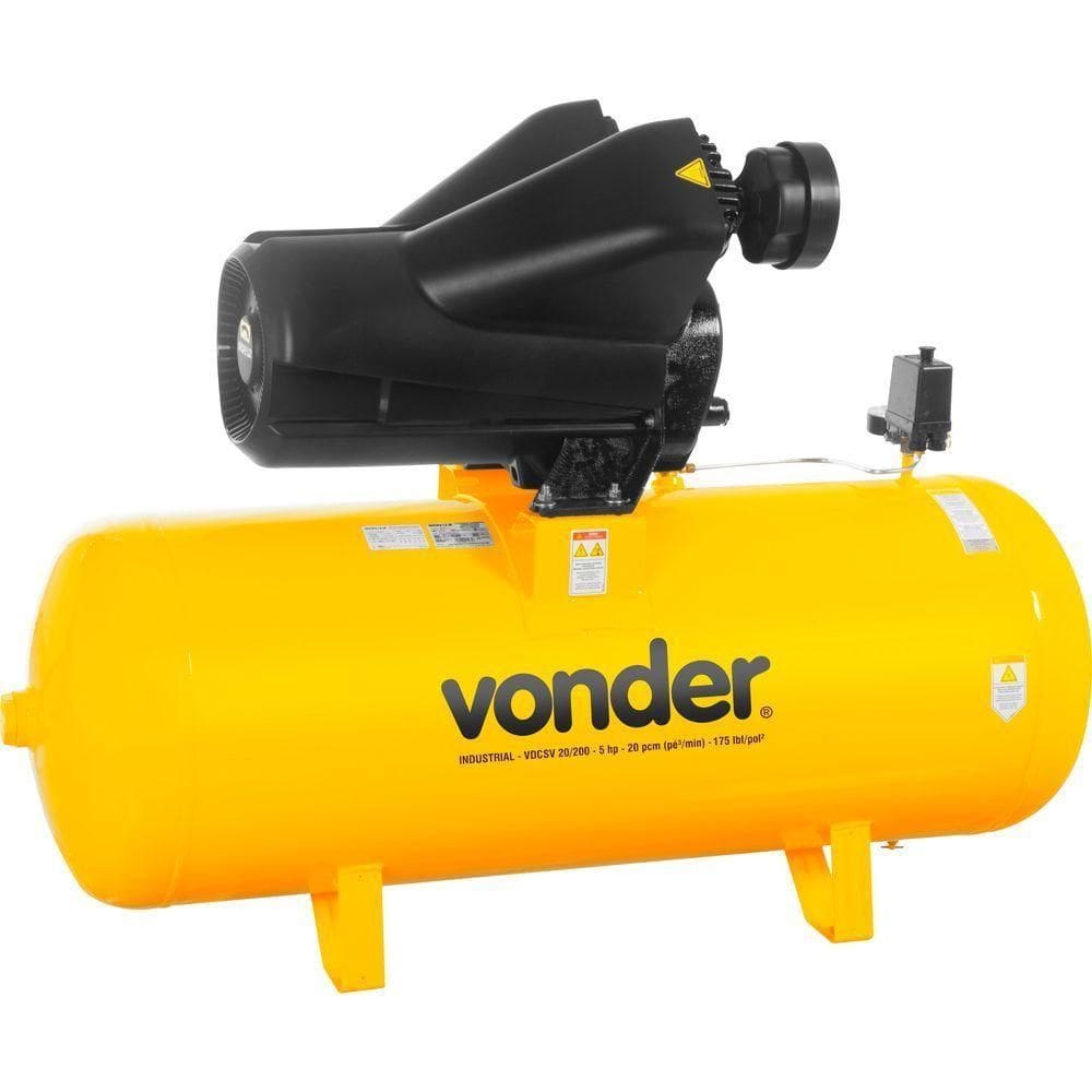 Compressor De Ar Vdcsv 20-200 Trifásico -380V Vonder 220V