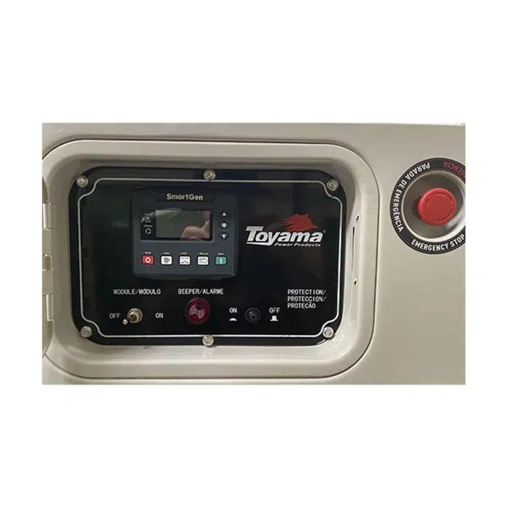 Gerador à Diesel 25,0 Kva Silent Ready-ats 380v Trifásico Tdmg25se3-380dr Toyama