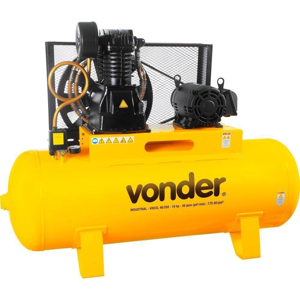 Compressor De Ar Vdcsl 40-250 Trifásico -380V Vonder 220V