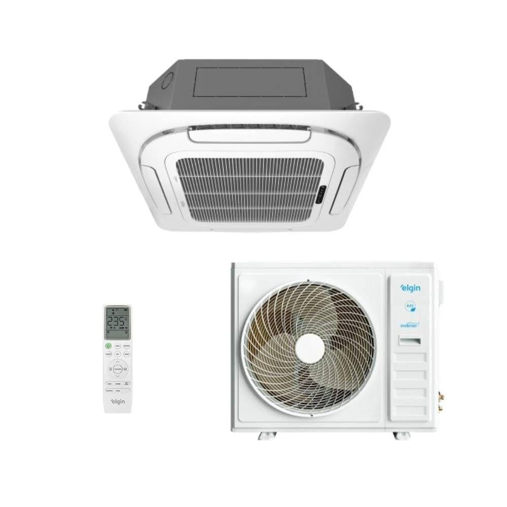 Ar Condicionado Split Cassete 4 Vias Elgin Wi-Fi 60000 BTUs Frio Inverter 220V R32 KXFE60C2CA
