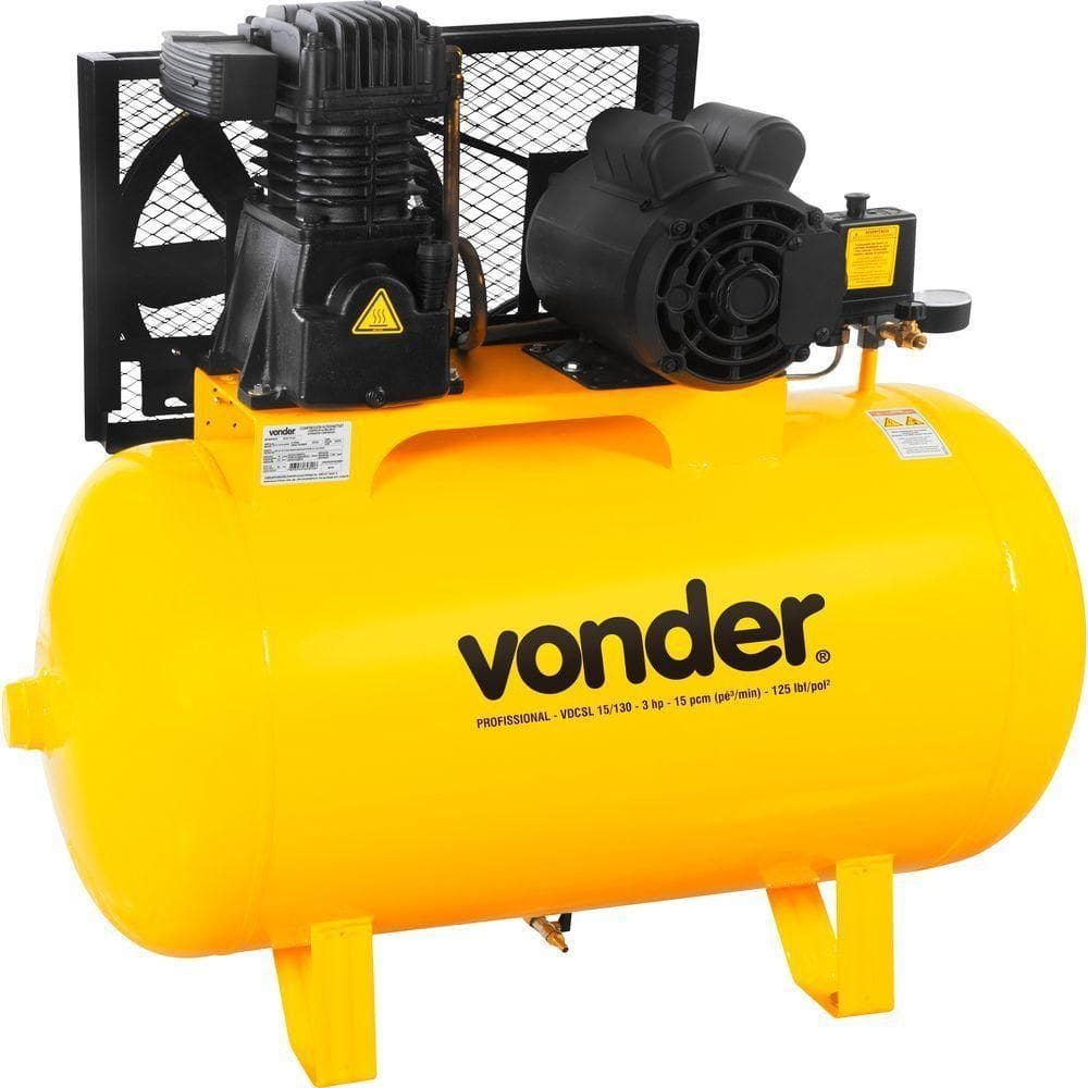 Compressor De Ar Vdcsl 15/130 Monofásico 127v/220v Vonder