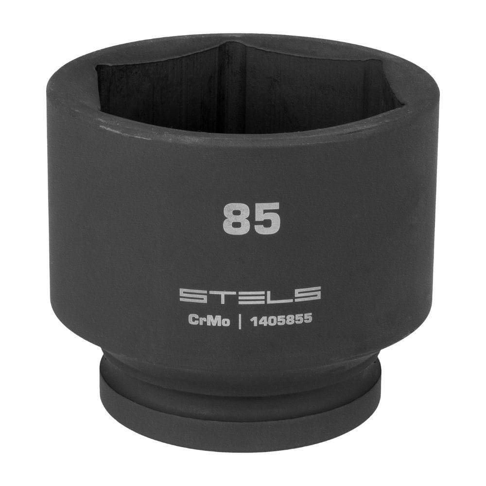 Soquete Impacto 1`` 85mm Aço Cr-mo Hexagonal Stels 1405855