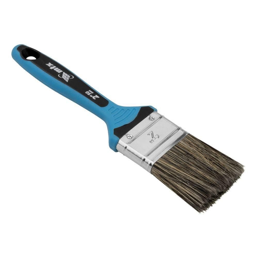 Trincha Pincel 2`` Tintas Latex Acrílicas Cerdas Mistas Mtx