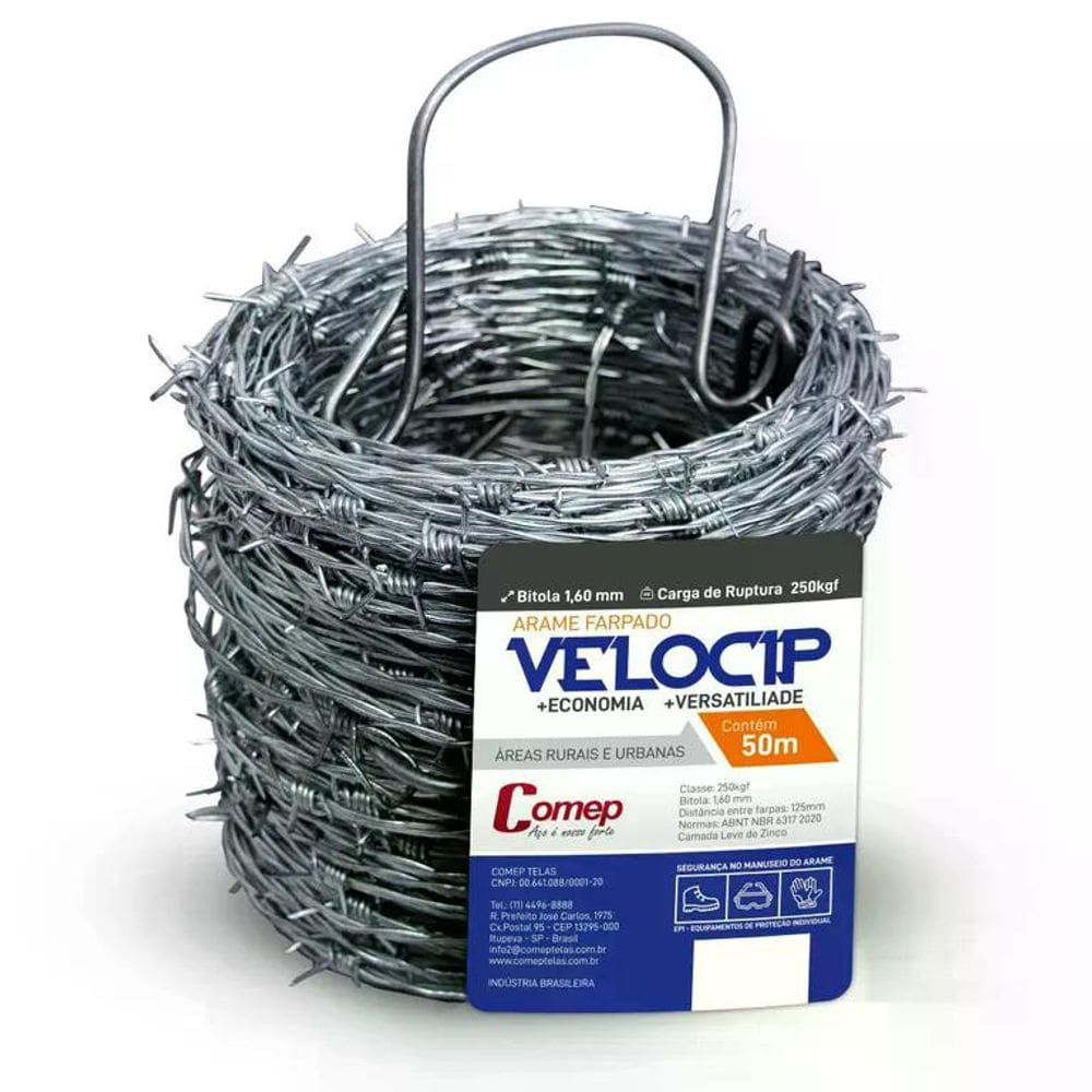 Arame Farpado 1,60mm-50m