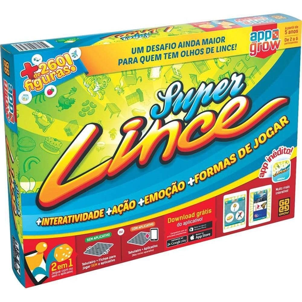 Jogo de Tabuleiro Super Lince - Grow