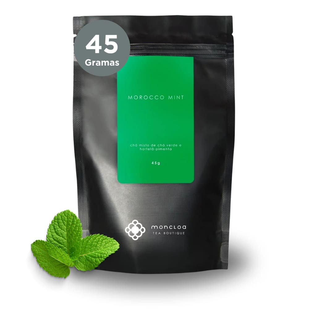 Chá Verde Morocco Mint Moncloa Pouch 45g