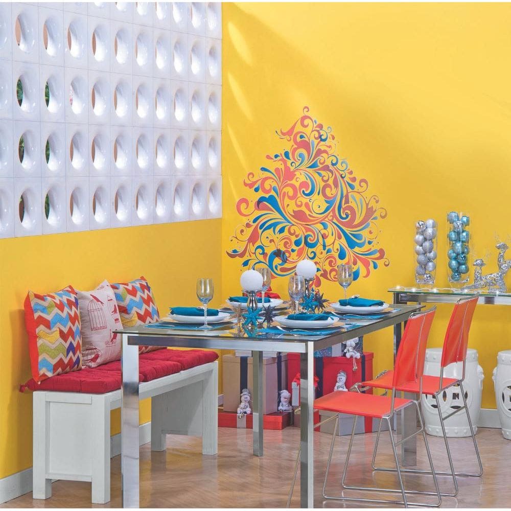 Tijolo Vazado Esmaltado Lua 25x8x25cm Branco  Cerâmica Martins