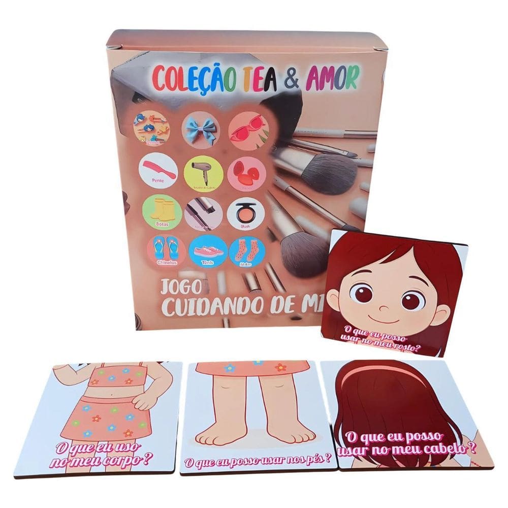 Jogo Cognitivo Educativo Cuidando De Mim Para Meninas