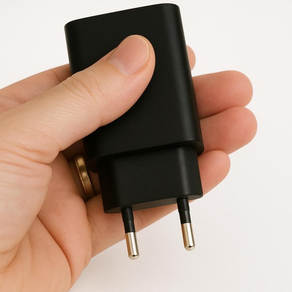 Fonte Turbo Tipo C - Carrega Rápido, É Preta