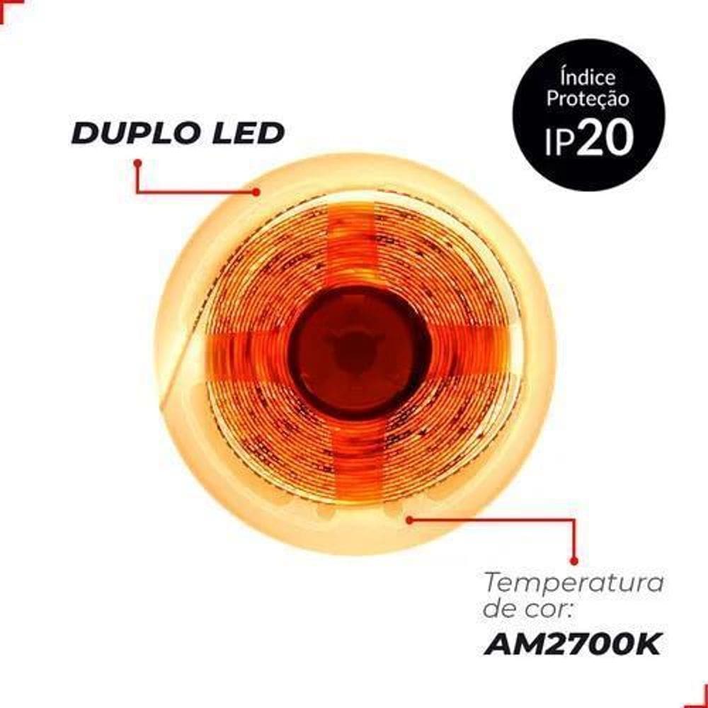 Fita Led Risque Duo 25W 2700K 5 Metros 24V Ip20 360 Leds/M