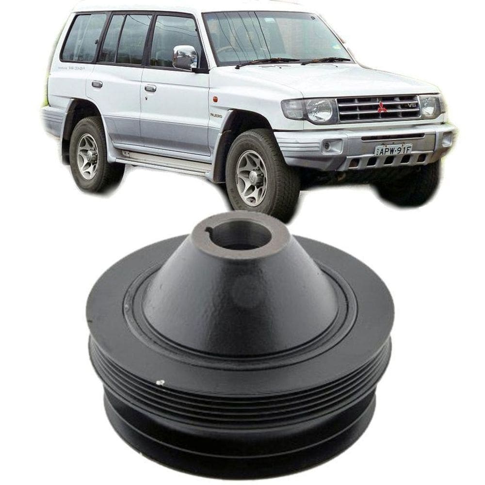 Polia Do Virabrequim Mitsubishi Pajero 3.0 E 3.5 1991 A 1998