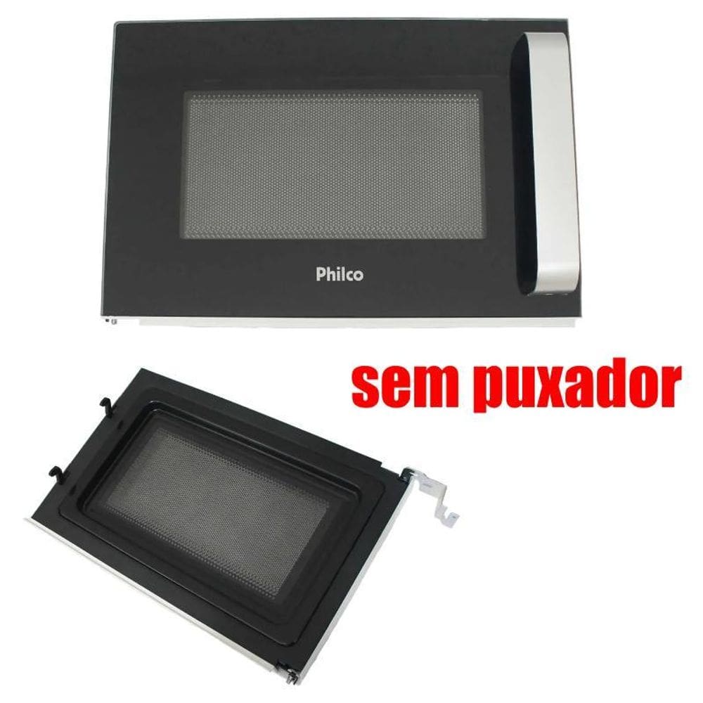 Vidro Porta Micro-Ondas Philco Pmm24 Sem Puxador