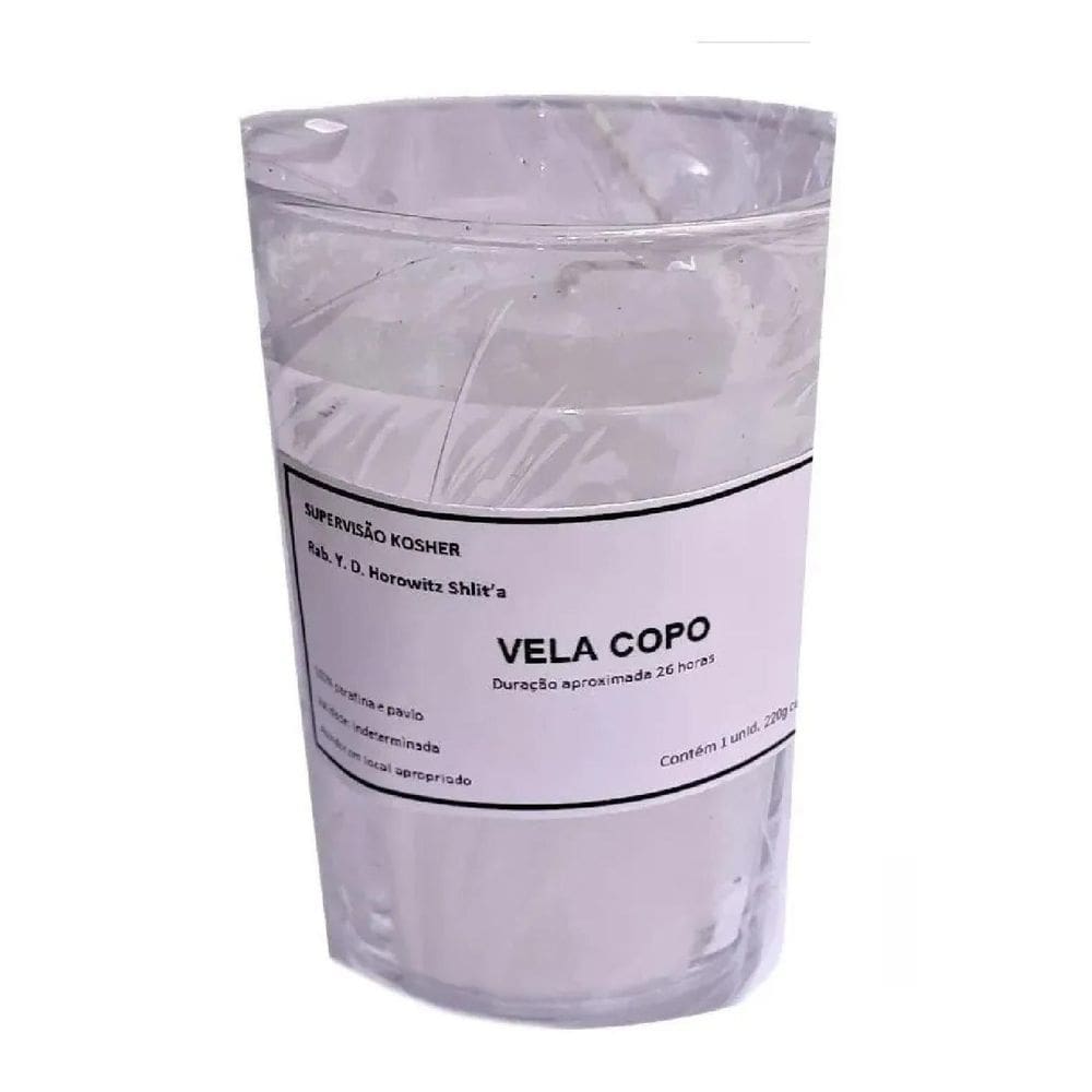 Vela Kosher De 24 Horas No Copo