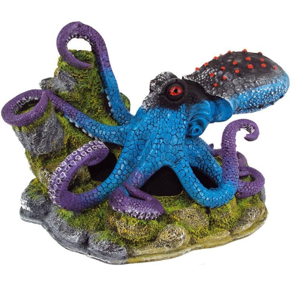 Enfeite Para Aquário - Polvo Gigante