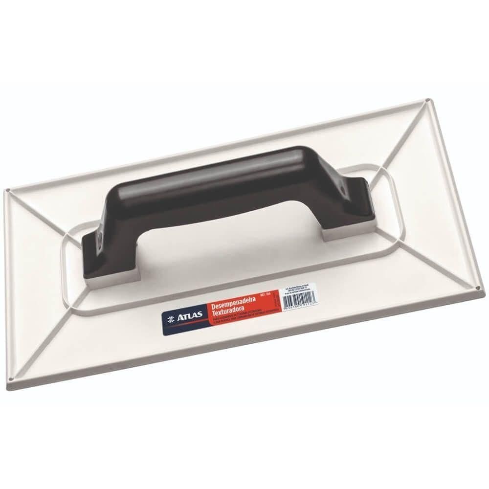 Desempenadeira de Plástico Para Textura 30x17cm 165 Pincéis Atlas Desempenadeira Plástica Para T