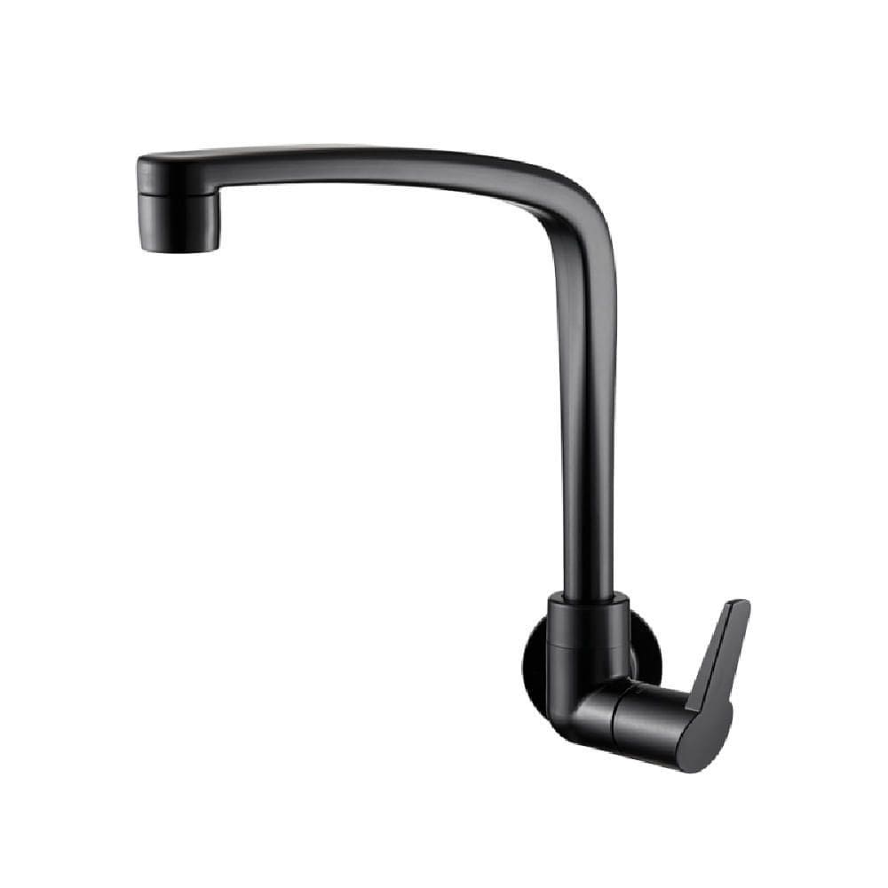 Torneira Cozinha Parede Bica Alta Flatt Preto Fosc 7111110 Lorenzetti Torneira Cozinha Parede Bi