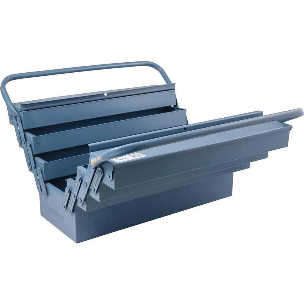 Caixa Metálica Sanfonada Para Ferramentas, Com 7 Gavetas, 50,0 Cm X 20,0 Cm X 25,5 Cm, 507-f, Marcon