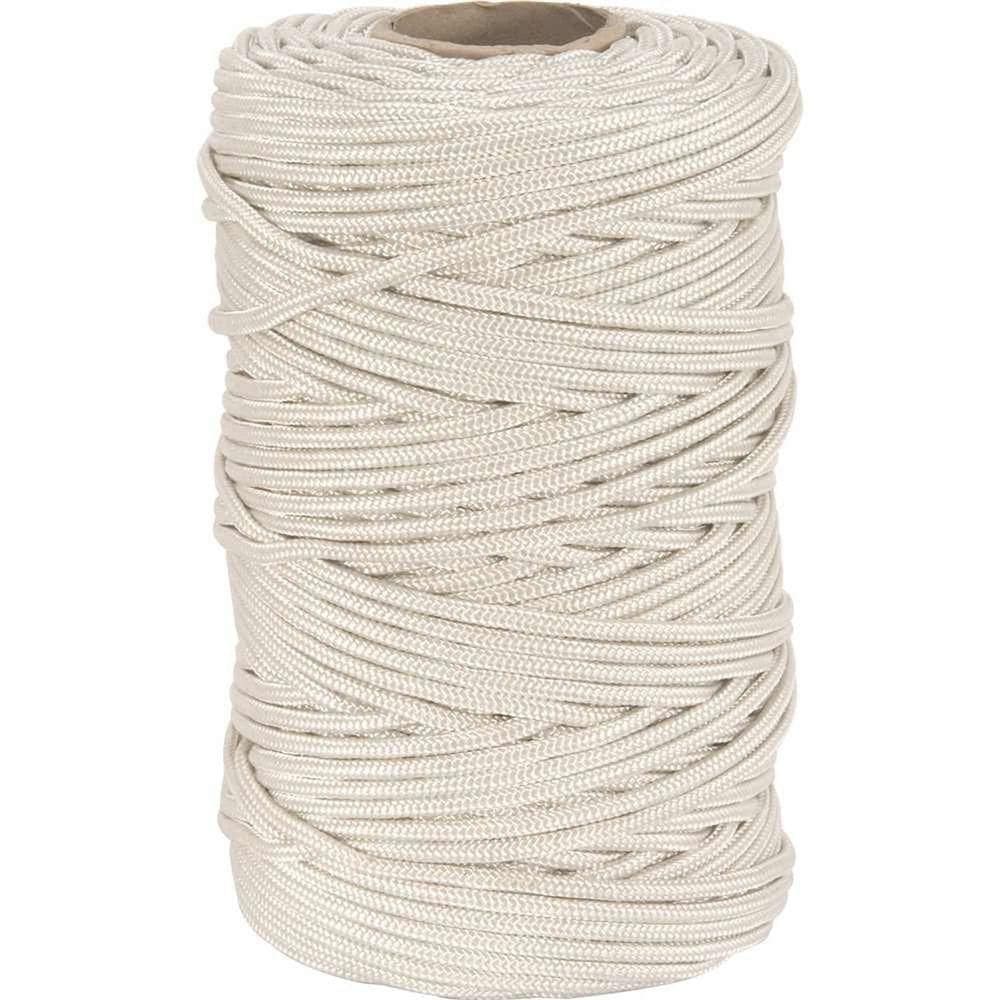Corda Multifilamento Trançada, 6 Mm X 180 M, Branca, Vonder
