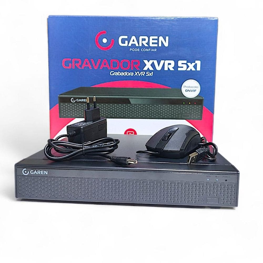 Xvr Dvr Gravador Digital Full Hd 1080p h265+ Garen 16 Canais
